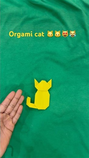 Everyone Is Making This Paper Cat 🧡 | Simple Paper Craft