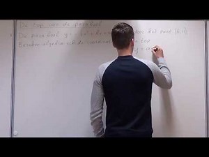 Parabolen - De top van de parabool (HAVO wiskunde B)