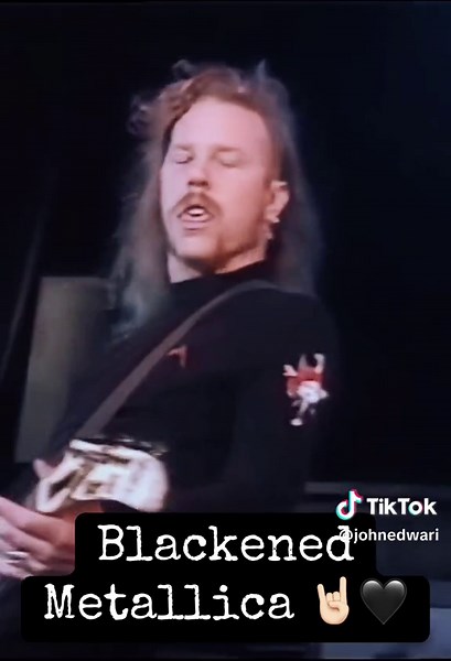 Metallica Live Performance of Blackened in California 1989