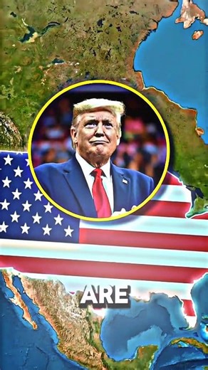 Trump's 4 Big Plans for America #map #mapanimation #geography #trump #america | Satisfying AI