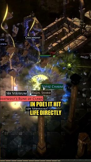 PoE2 Chaos Doesn't Bypass Energy Shield #shorts