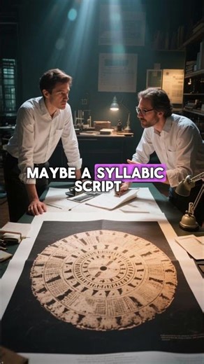 Minoan Clay Disc—Unique Spiral Script Undeciphered! 😱 #phaistosdisc #ancientpuzzle