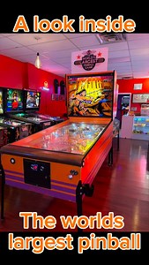 A look inside Hercules! The world’s largest commercially produced pinball! #Hercules #pinball #Arcadegames #retrogaming #arcade80s #arcadegaming #gaming #rochesterny #smallbusiness #Reels #facebookreels #igreels #instadaily #reelsvideo #gamingreels #mustwatch #viralreels | Arcade 80s