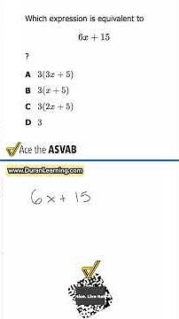 ASVAB Math: Can You Find the GCF in Seconds?