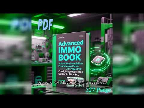 Advanced IMMO BOOK Automotive Immobilizer Programming Ebook 327 Pages PDF Check/Diagnose/Repair Car