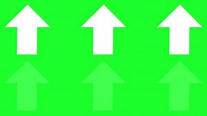 White arrows pointing upwards against a green background, symbolizing growth, progress, or positive direction. Perfect for business, finance, or motivational projects