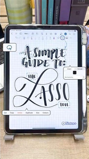 A simple guide to using the lasso tool ✍️✨ #notesplus #ipad #digitalnotes