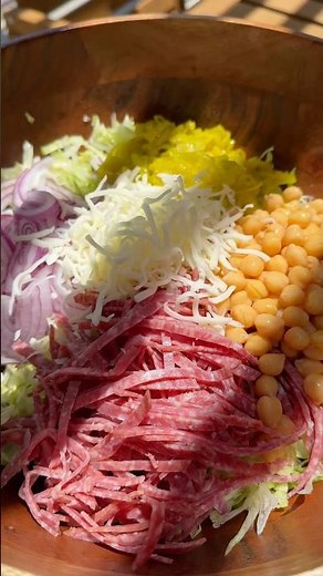 The Salad I Can’t Stop Making | Viral La Scala Salad 🥗