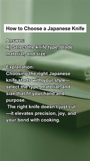How to Choose a Japanese Knife — Find the Blade That Fits You