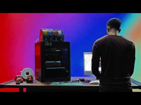 Introducing the New Bambu Lab H2C Multi Head 3D Printer with Vortek Hotend Swap System