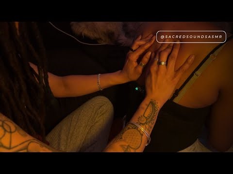 ASMR Back Massage with Skin Tapping, Scratching & Word Tracing