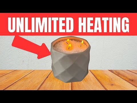 Heat Your Home WITHOUT GAS OR ELECTRICITY With This DIY Homemade Heater