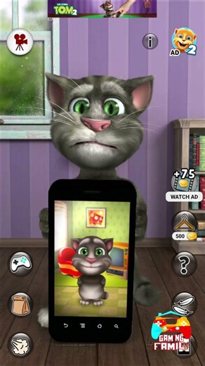 #talkingtom #Naghuty Tom Play With Mobile #talkingtom2 #shorts #funnyshorts #Viral #trending