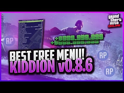 GTA V Online PC 1.50 | Kiddion's Mod-Menu (v.0.8.6) [FREE] | MONEY + RP [Undetected] | Tutorial
