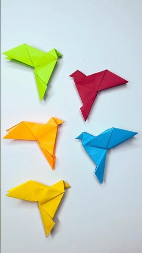 Easy Origami Peace Dove in 30 Seconds!