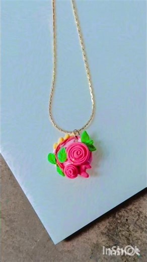 Diy pendant necklace #youtubeshorts #diy #shorts