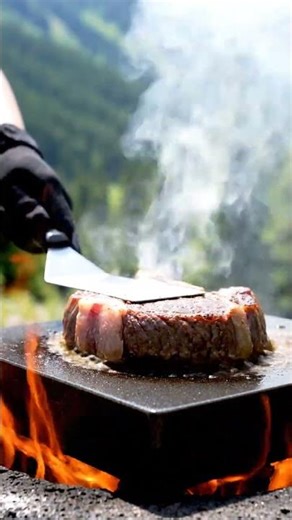 Calm Forest Campfire Cooking Setup | Cutting Board & Knife ASMR