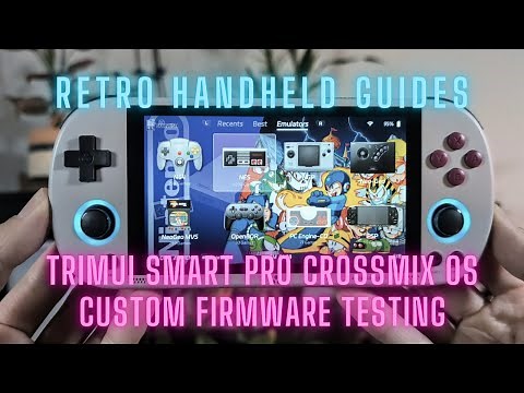 TrimUI Smart Pro Crossmix OS Custom Firmware Testing