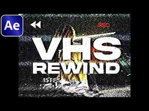 How to Create the VHS REWIND EFFECT in After Effects (NO PLUGINS)