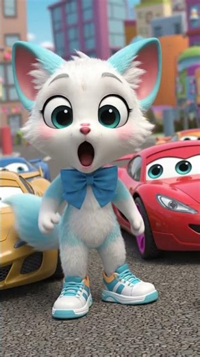 When kitty Tries to Control Traffic #KittyChannel #KidsVideos #CartoonForKids