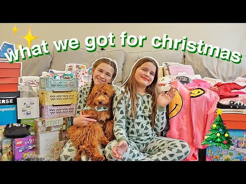 CHRISTMAS HAUL 2021!! | CILLA AND MADDY
