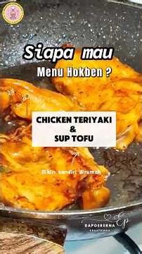 THIS HOKBEN CHICKEN TERIYAKI MENU IS SO DELICIOUS 😍 @IDEALIFE