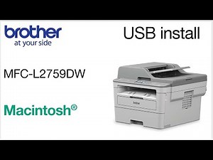 USB Install MFCL2759DW - Macintosh