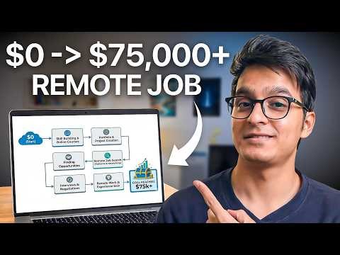 How I'd get a Remote Tech job in 2026 (If I start over)