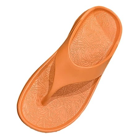 Cathalem Womens Slide Sandals Platform Wedge Sandal Thick Sole Slides Casual Shoes Indoor Outdoor,Orange 44 - Walmart.ca