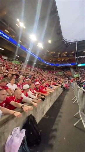 BRUTAL choreography by NORWEGIAN fans imitating a VIKING SHIP at the 2026 WORLD CUP