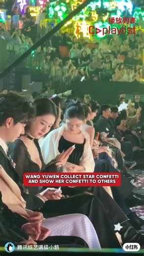 Cplaylist Management on Instagram: "Mukanya hepi banget pegang confetti bintang ⭐️😂 Sc. On watermark #cplaylist #WangYuwen #王玉雯"