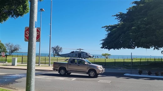 🚁 The Department of Defence has revealed the reason for a navy Seahawk helicopter making an unscheduled landing at the Cairns Hospital helipad. Details here 👉 bit.ly/3VEdJ0b | Cairns Post