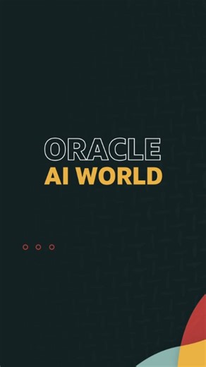 1.6K views · 18 reactions | Bring #AIWorld to your world with Oracle TV. Your free On Air pass unlocks Oracle TV’s live event coverage—register today: https://social.ora.cl/6184AxyLI | Oracle AI World | Facebook