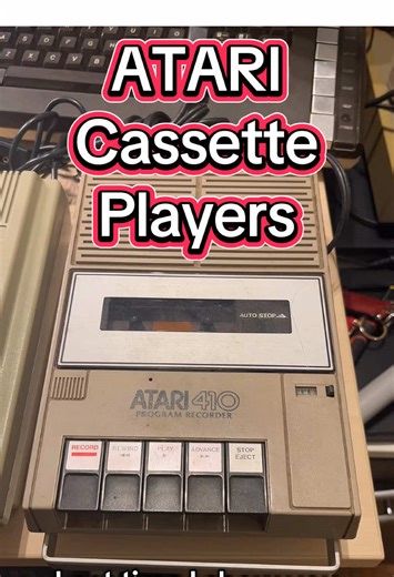 All Atari Cassette Players #atari #retro #fyp #viral #equipment