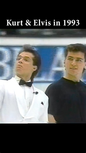 Kurt Browning and Elvis Stojko performing together in 1993 | Old Toronto Series