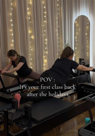 Reformer Pilates: First Class Back After the Holidays