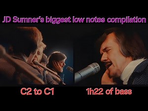 JD Sumner BIGGEST low notes compilation (C2 to C1)