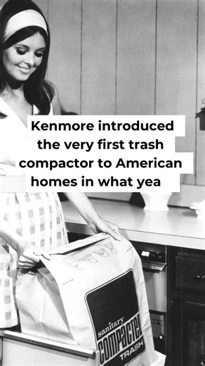 1.3K views | Trash compactors can be a great way to "densify" the volume of waste in your home, reducing the number of trash bags used and trips to the landfill. But they aren't nearly as popular today as they were when first introduced. Do you own one? Is it worth it? #Sustainability #Kenmore #History #Impact | Kenmore | Facebook