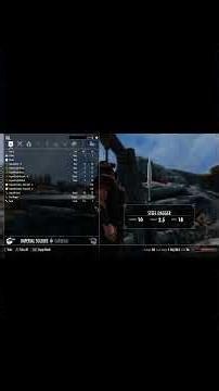 A Nice Walk in Skyrim #ytshorts #skyrim #relaxing #walkthrough #longplay #gaming #immersivegaming