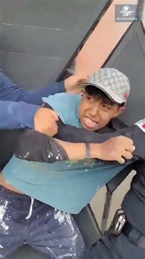 “Así deberían detener a la rata”; vecinos reclaman a policías por intentar detener a pintor