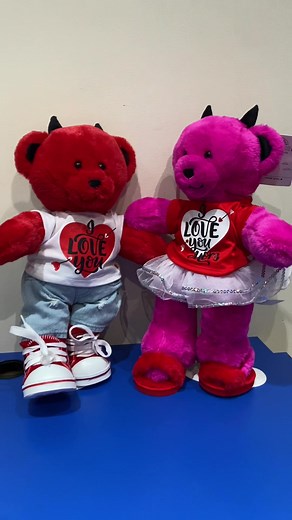 Our new Devil bear range has launched instore for Valentines day ❤️ Come build a Devil Bear family with us as we celebrate Valentines day at Build a Bear workshop 😈 #valentinesday #buildabearworkshop #buildabearaustralia #teddybear #furryfriends #teddybearsoftiktok #buildabear
