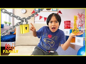 Ryan Escape Room Challenge vs ROBO COMBO!! - Videos For Kids
