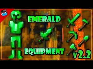 EMERALD TOOLS in Minecraft Bedrock 1.19!! [ Armor + Tools ]