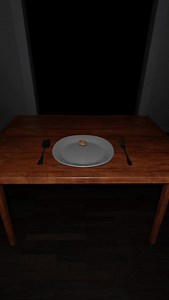 cursed dinner time 🍩 #scary #horror #cursed | The Phobia