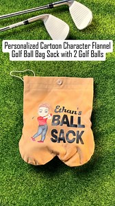 🏌️‍♂️🎁 Show you care! A personalized golf ball bag is the perfect way to brighten any golfer's day. Fun, practical, and full of love! 🌟❤️ | Callie Gifts