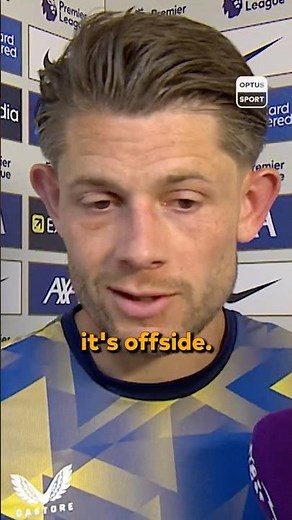 'It was OFFSIDE!' James Tarkowski on DANGEROUS tackle and Liverpool's goal #PremierLeague #Everton