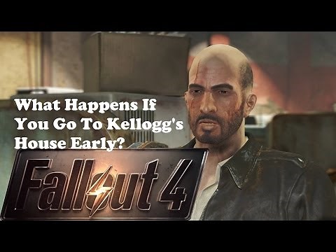 Fallout 4 - What Happens If You Go To Kellogg's House Early?