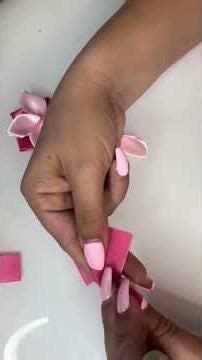 Flower Tutorial (1inch ribbon) #graduationlei #ribbonflowers #tutorial #lei #handmadeflowers