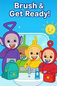 Teletubbies Morning Song! 🦷 Brush, Wash & Get Ready for School | Fun Kids Nursery Rhyme