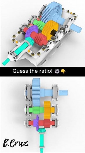Inside a Multi-Stage Gear Reduction Gearbox | Torque Multiplication Explained